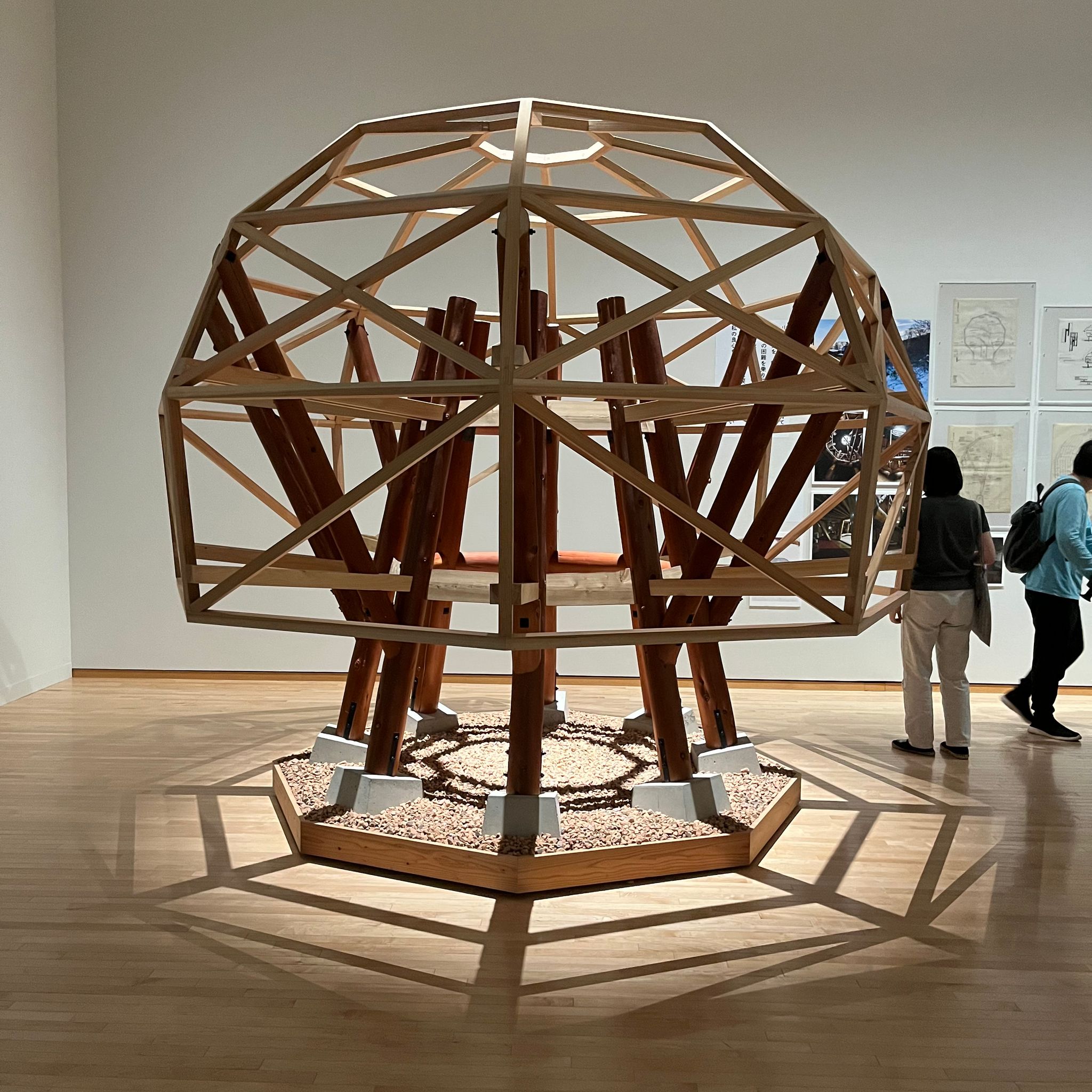 展览中的建筑模型